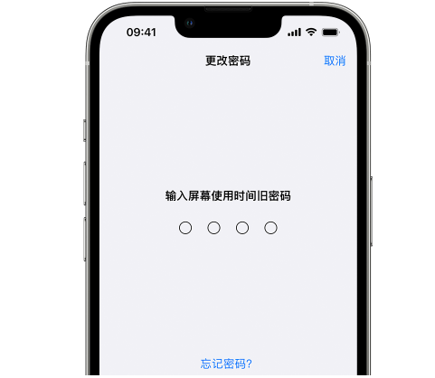 罗庄iPhone屏幕维修分享iPhone屏幕使用时间密码忘记了怎么办 