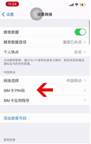 罗庄苹果14维修网分享如何给iPhone14的SIM卡设置密码 