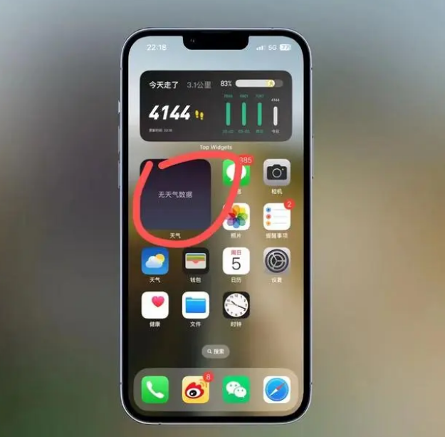 罗庄苹果手机维修分享:iOS16主屏幕天气小组件无法正常工作怎么办？ 