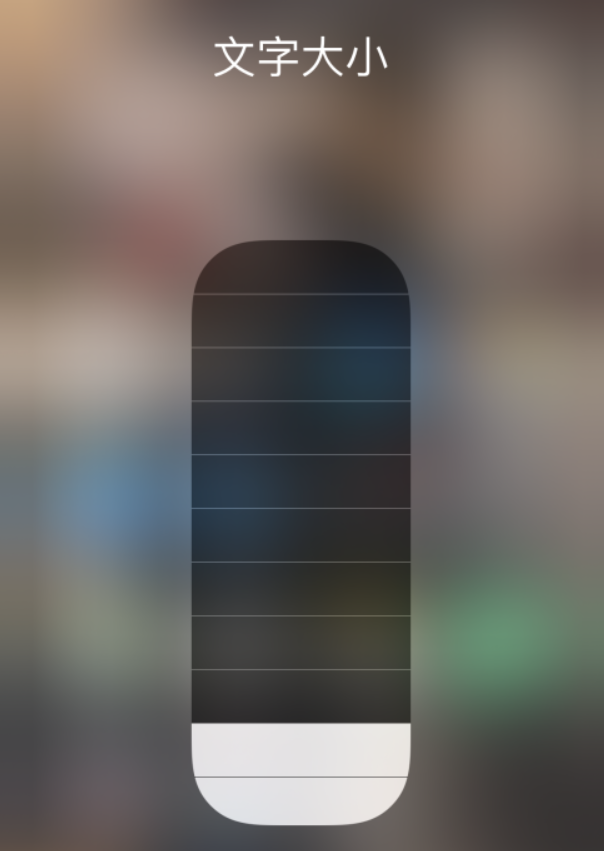 罗庄苹果手机维修分享小技巧：在 iPhone 控制中心快速调节字体大小 